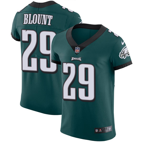 Nike Eagles #29 LeGarrette Blount Midnight Green Team Color Men's Stitched NFL Vapor Untouchable Elite Jersey